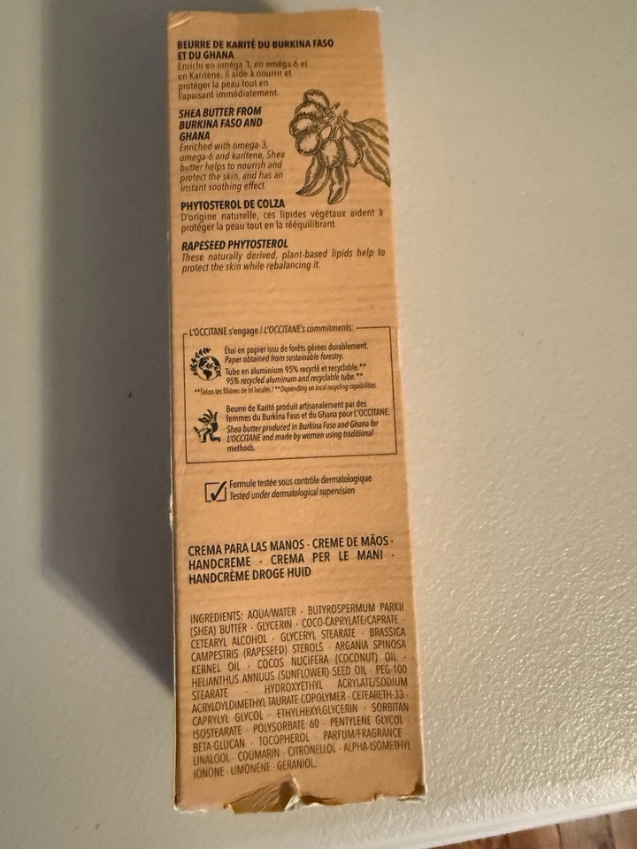 New! L'OCCITANE Dry Skin Hand Cream with 20% Shea Butter 150ml/5.1oz FULL SIZE! - Image 4 of 4