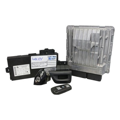 BMW 1 Series Lockset 1 Key ECU DDE E81 116i N43B20 Manual 90kw *365 7595179