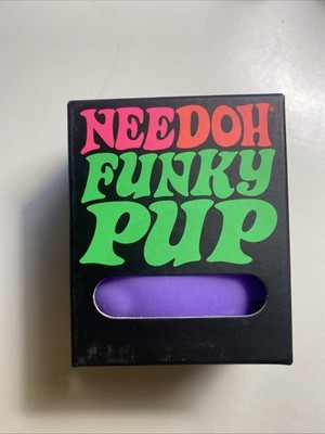 RARE NeeDoh Funky Pup Novelty Fidget Toy PURPLE