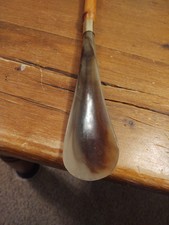 VIntage Italian Golf Club Shoe Horn Long Handle Made in Italy MCM Bamboo Style