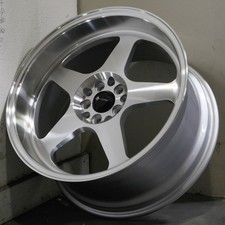 17x817x9 Silver Machined Wheels Vors Sp1 5x1005x114.3 3530 Set Of 4 73.1