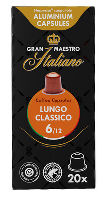 Gran Maestro Italiano - Lungo Classico - 20 Kapseln  (für Nespresso )
