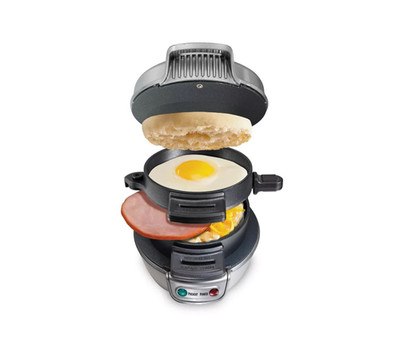 Hamilton Beach Breakfast Sandwich Maker with Egg Cooker Ring