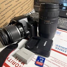 Canon EOS Rebel XSi 12MP DSLR Camera W/18-55mm, 35-70mm 75-300MM Lens