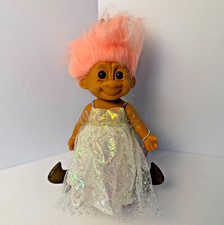FANTASY TRACEY 7" Russ Troll Doll New/ Original Wrapper Bride Orange Peach Hair