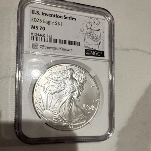 U.S. Mint American Eagle 2023 Silver 1 oz MS 70 NGC Invention Series