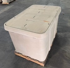 36x60x36 Polymer Concrete Tier 22 Traffic Handhole Vault Open Bottom, w/Lid