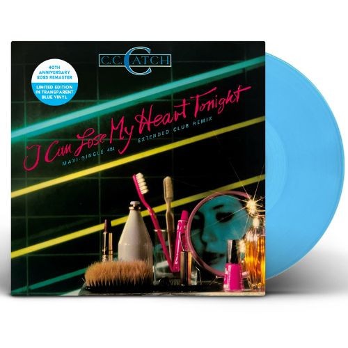 C.C. Catch I Can Lose My Heart Tonight (2025 Remix) Colored Blue Vinyl LP Ltd.