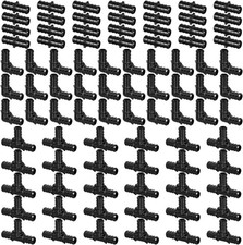 1/2" Poly PPSU Barb Crimp PEX Fitting 90pcs PEX Fitting Combo 30pcs Each Elbows