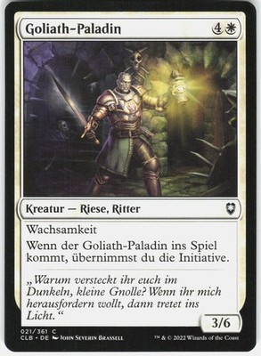 Goliath Paladin 21 Commander Legends: Battle for Baldur's Gate deutsch NM