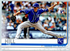 2019 Topps #379 Tim Hill Kansas City Royals Rookie Card. rookie card picture