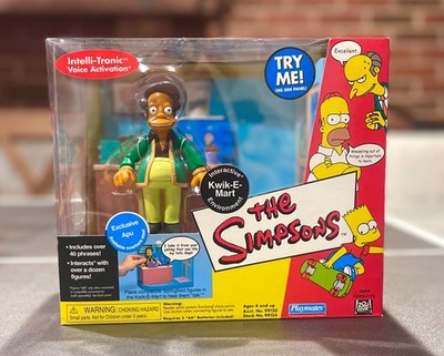 The Simpsons Interactive Kwik-E Mart Playset APU Playmates WOS