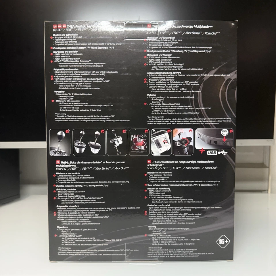 ThrustMaster TH8A Add-On Gearbox Shifter (PC, PS5, XBOX) BRAND NEW - SHIPS FAST - Image 3 of 4