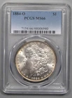 BU GEM 1884-o Silver MORGAN Dollar.  PCGS MS66.  #110 m