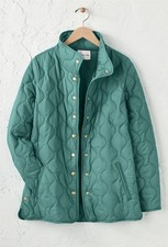 Coldwater Creek WanderLite Quilted Jacket Multi color