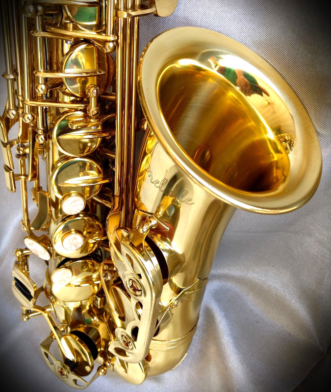 PRELUDE AS711 Gold Alto Sax w/Prelude Case & Standard Mpc.- GREAT CONDITION