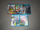 Wii U Games Lot Of 5: Kirby, Super Smash Bros, Mario Kart 8, SuperMario 3d World