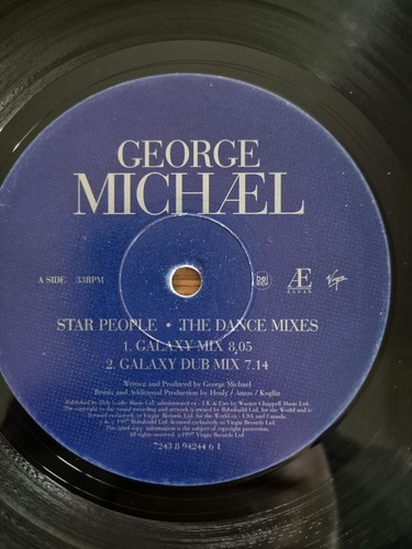 George Michael Star People '97 The Dance Mix 12" Europe 1997 Vinyl Record - Picture 11 of 13