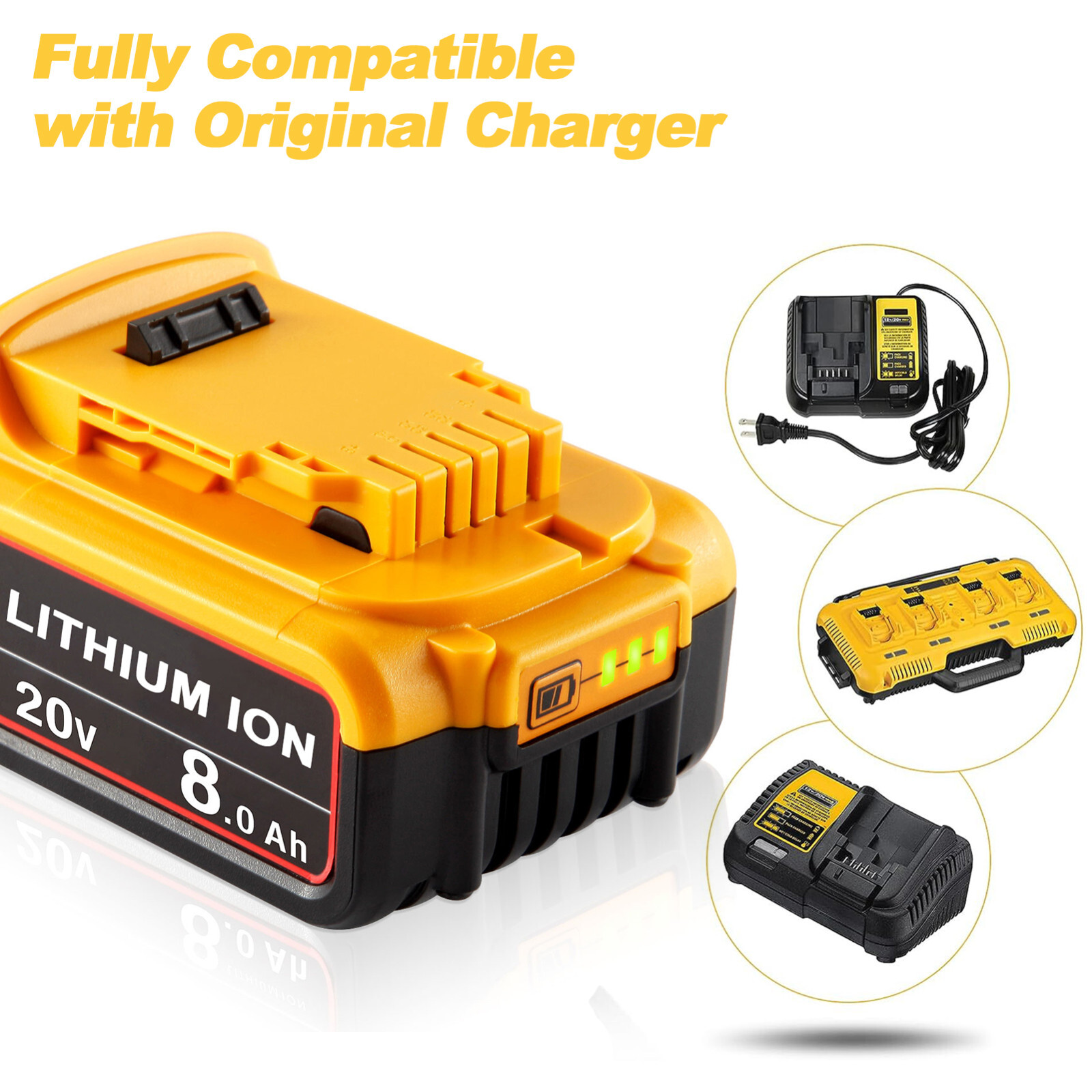 20V Dewalt Replacement Battery