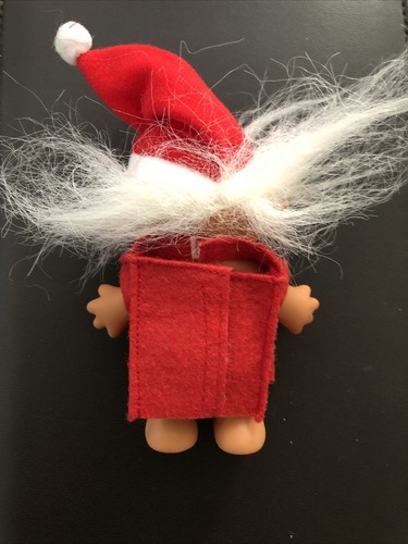 Vintage Russ Troll Christmas Present Musical Merry Little Troll NOT Working RARE - Picture 10 of 10