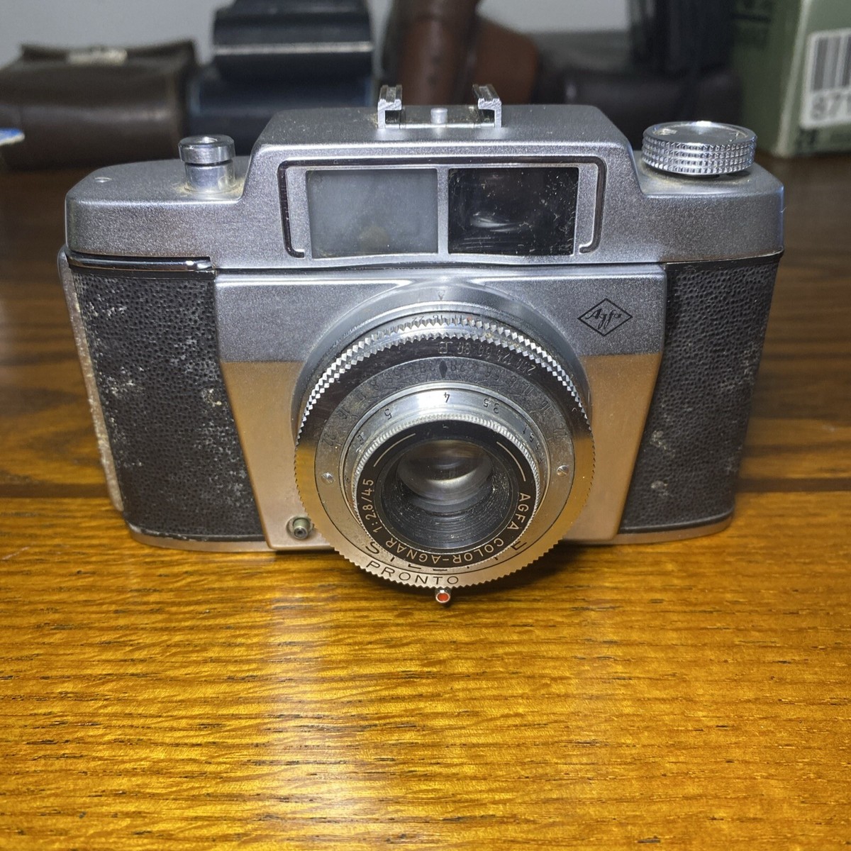 Agfa Silette Pronto 35mm Film Camera Color-Agnar Lens Untested