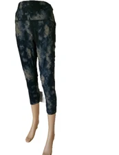 90 Degree by Reflex Women’s Athletic Leggings Camo Green Size XL