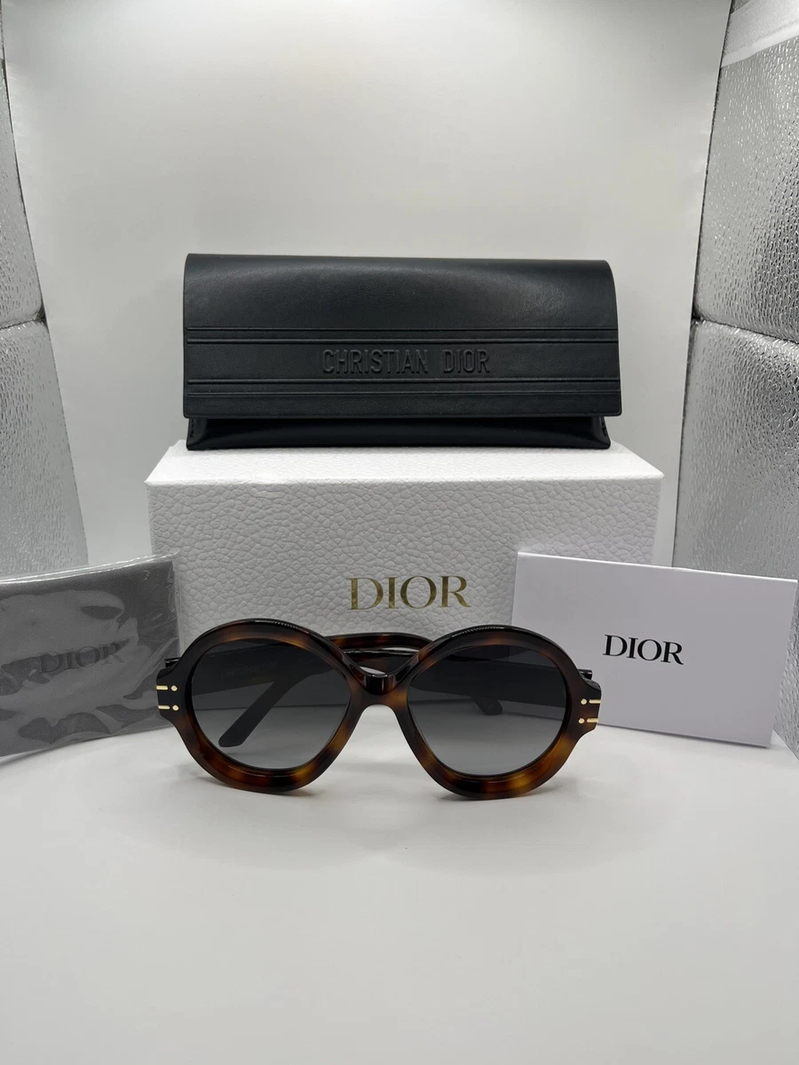 Dior Brown Frame Round Sunglasses for Women for sale | eBay display picture 1