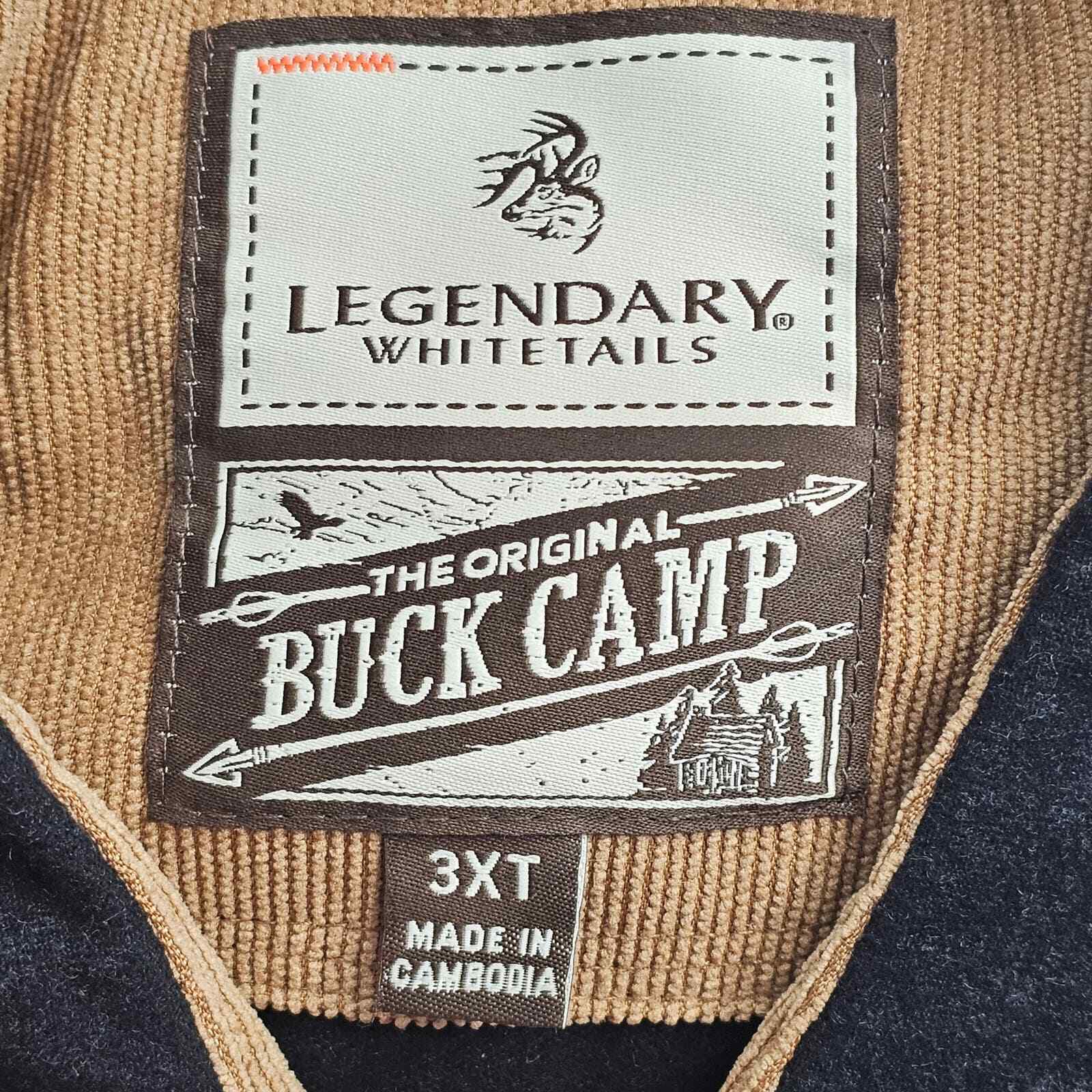 Legendary Whitetails Shirt Mens 3XT Tall Black Co… - image 3
