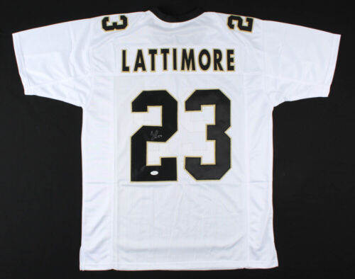 Marshon Lattimore Signed Saints Jersey (JSA COA)  New Orleans 2017 #1 Draft Pick - Picture 1 of 6