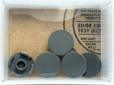 LEGO Parts - Dark Bluish Gray Tile, Round 2 x 2 - No 14769 - QTY 5