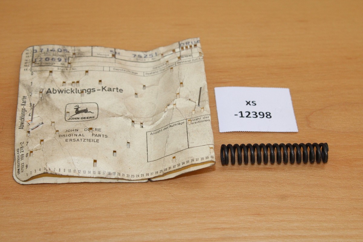 John Deere H75251 Spring NOS NEU genuine xs12398 | eBay