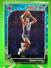 Jordan Poole 2019-20 Panini NBA Hoops Teal Explosion Rookie SP #223 NBA Warriors