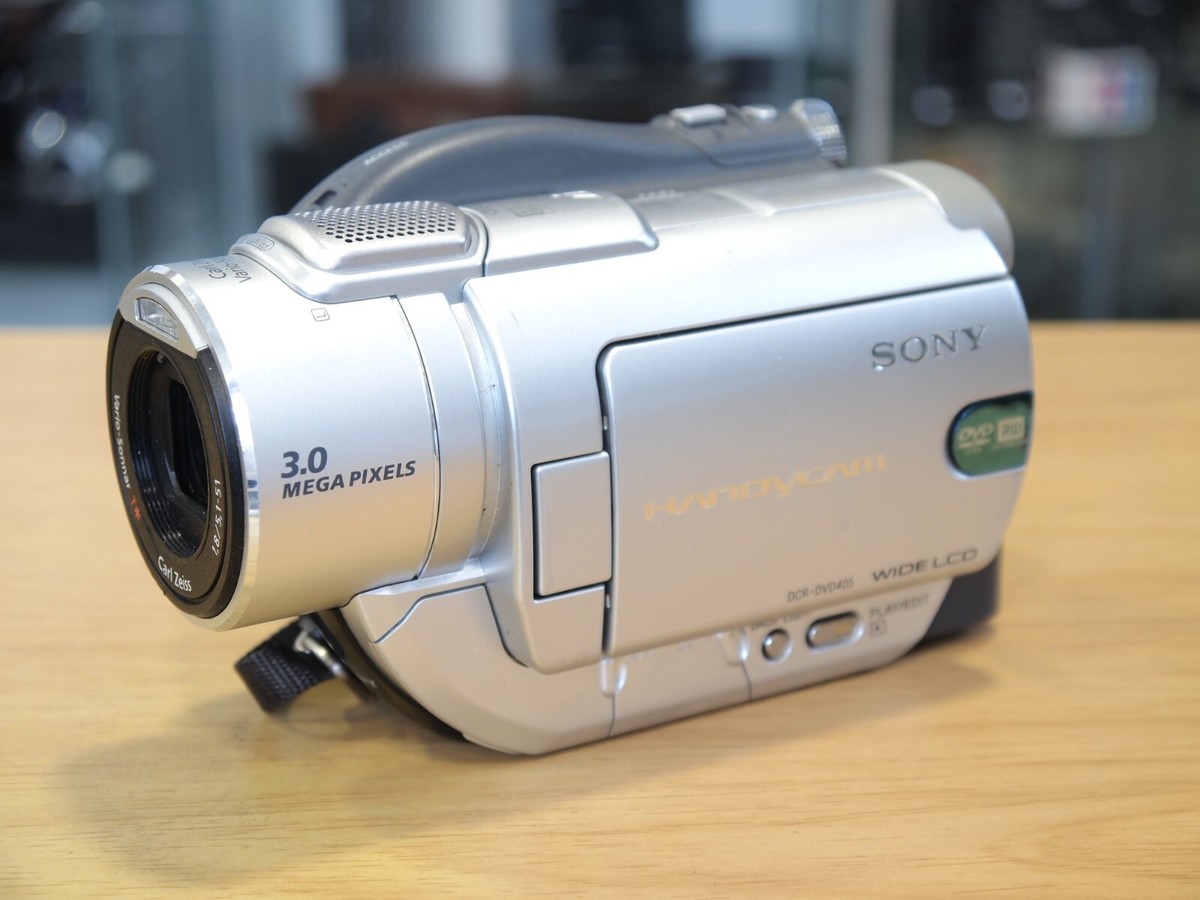 SONY DCR-DVD405 ビデオカメラ Sony DCR-DVD405 DVD 3MP Camcorder with Zeiss 10x Zoom Lens | eBay UK