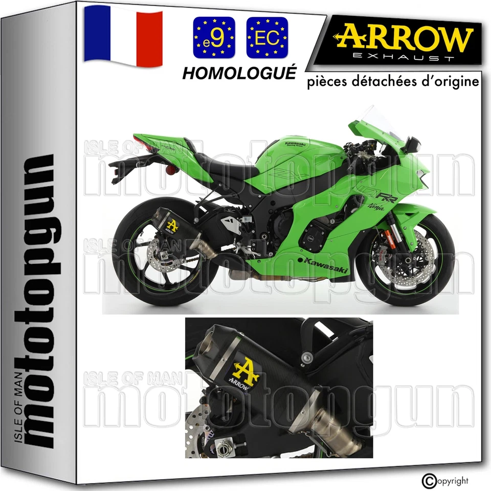 Arrow Terminal Indy Race Carbone Kawasaki Zx-10r/zx-10rr 2021