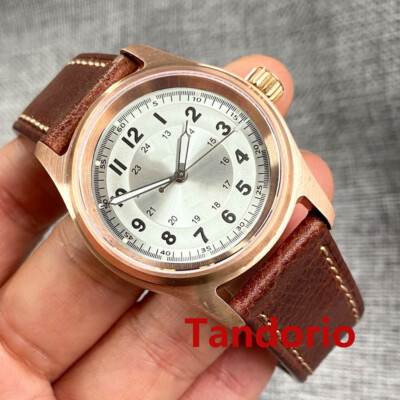 Classic 36mm Pilot Bronze Watch For Men 20ATM Diver Sapphire Glass NH35A Miyota