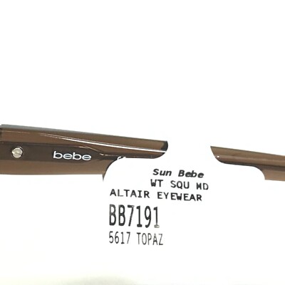 Bebe Sunglasses BB7191 200 Swarovski Crystal Cat Eye Frames  display picture 2
