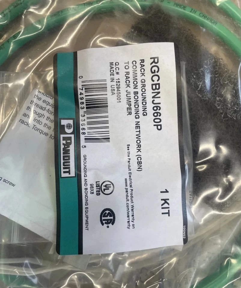 Panduit RGCBNJ660P Rack grounding Jumper - Image 3 of 3