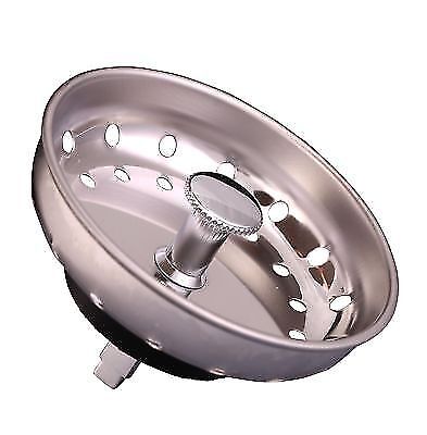 Chrome Stainless Steel Kitchen Sink Drainer Strainer Stopper Replacement Basket 728943619324 Ebay
