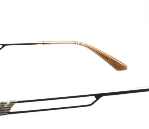 Emporio Armani EA2140 3002/73 Sunglasses Men's Gold Metal Square Brown Lens - Picture 5 of 5