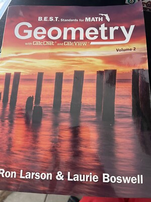 Geometry Book With CalcChat And CalcView Best Standards For Math Volume 2