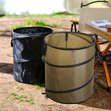 Trash Can Reusable Portable Collapsible Trash Bin for Camping Garden Picnic
