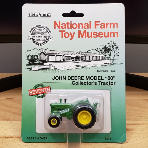 Ertl John Deere Model 80 Collector's Tractor National Farm Toy Museum 1:64