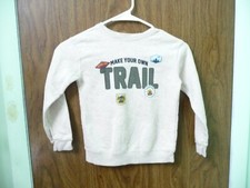 BOYS 5T SWEATSHIRT MAKE YOUR OWN TRAIL SIZE5T GARANIMALS
