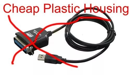 5ft USB to Parallel (Centronics CN36 Pin Male / IEEE1284) Converter Cable - Image 3 of 4