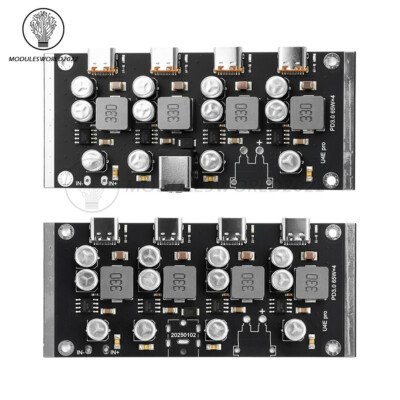 4-way PD65W Fast Charging Module PRO Type-C Support PD3.0/2.0 QC3.0/2.0 FCP AFC