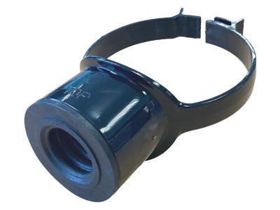 Schwarzes Bodenrohr 110 mm 32 mm 36 mm Boss Clip Riemen Boss 1 1/4'' Steckadapter
