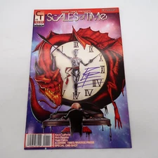 Cosmic Times Comic  Scales of Time #1 Signed By Rich Perotta