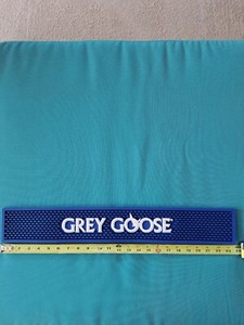 Grey Goose Vodka Rubber Bar Rail Mat 23 1/2" X 3 1/2"