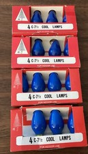 15 Vintage Indoor COOL-Lamps Bulbs C7 1/2 Lamp Taiwan 120 Volts