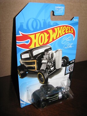 Hot Wheels 2019 #105 Rod Squad #4 '32 FORD Steve Caballero COUPE DE CAB  Black